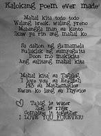 Image result for Pinoy Joke Tagalog Love Quotes