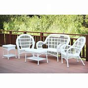Image result for 4 Pieces Rattan Outdoor Patio Conversation Furniture Set With Glass Table And Comfortable Wicker Sectional Sofa