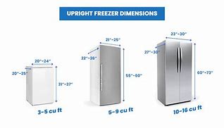 Image result for Upright Freezer Dimensions