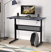 Image result for Height Adjustable Standing Desk Wood