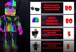 Image result for Roblox Rainbow Outfit