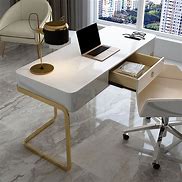 Image result for Walnut Modern Writing Desk