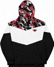 Image result for Red Camo Hoodie Men's