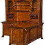 Image result for Solid Wood L-shaped Desk with Hutch