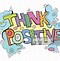 Image result for Think Positive Clip Art