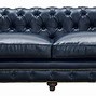 Image result for Blue Leather Couch