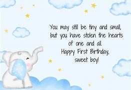 Image result for Baby Boy Birthday Quotes