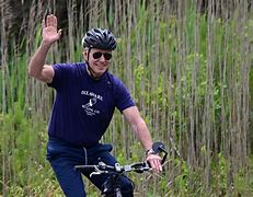Image result for Joe Biden Riding Bike