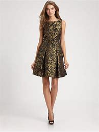 Image result for Gold Brocade Dress