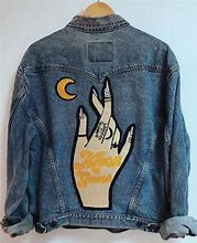 Image result for Aesthetic Embroidered Jean Jacket