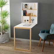 Image result for Fold Down Wall Desk Wood