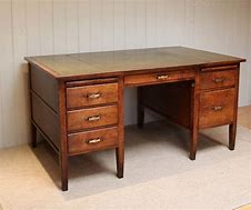 Image result for Antique Oak L-shaped Office Desk