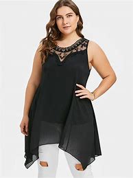 Image result for Plus Size Black Tunic Tops