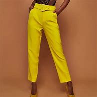 Image result for High Waist Tie Pants