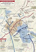 Image result for Map of Siege of Petersburg in Civil War