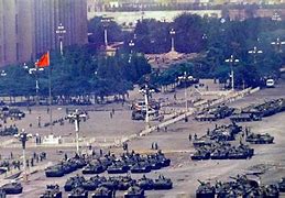 Image result for Tiananmen Square Tank Run Over