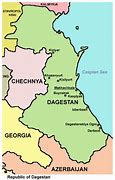 Image result for Map of Dagestan Russia