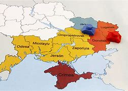 Image result for Ukraine Donbass Conflict Map