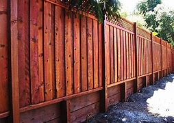 Image result for Painted Privacy Fence