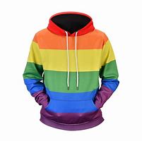 Image result for Rainbow Pullover Hoodie