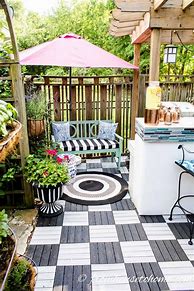 Image result for Small Patio Decorating