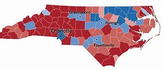 Image result for NC Election Results Map