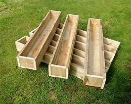 Image result for Wooden Window Boxes Planters
