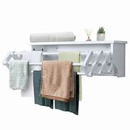 Image result for Laundry Room Clothes Drying Rack Wall Mount