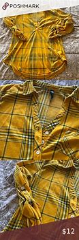 Image result for Yellow and Brown Flannel