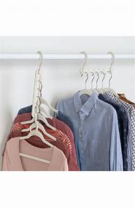 Image result for White Plastic Hangers with Grey