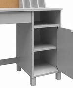 Image result for Dove Gray Student Desk with Hutch