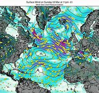 Image result for North Atlantic Weather Map