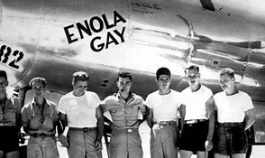 Image result for Enola Gay Atomic Bomb