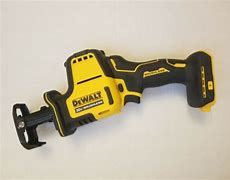 Image result for DEWALT ATOMIC 20V MAX Cordless One-Handed Reciprocating Saw (Tool Only) Yellow/Black DCS369B