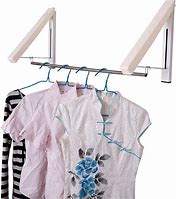 Image result for Folding Clothes Hanger Rod