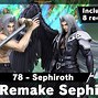 Image result for Sephiroth FF7 Remake Reaction Caps