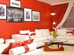 Image result for Red and White Living Room Ideas