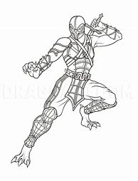 Image result for Mortal Kombat Reptile Easy to Draw Chibi