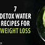 Image result for Detox Water Recipes for Dryness in Body