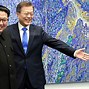 Image result for Moon Jae in and Kim Jong Un