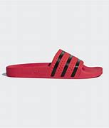 Image result for Red Adidas Slides