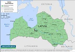 Image result for Latvia On Map