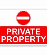 Image result for Private Property Signs