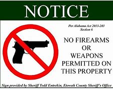 Image result for Free Printable No Weapons Sign