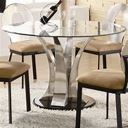 Image result for Glass Dining Table Set