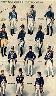 Image result for American Military Uniforms 1812