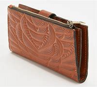 Image result for Patricia Nash Cutout Leather Tooled Evelyn Wallet ,Black