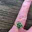 Image result for Emerald and Diamond Band Ring