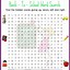 Image result for Back to School Word Search for 5th Grade
