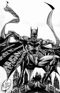 Image result for DC Comics Black and White Batman